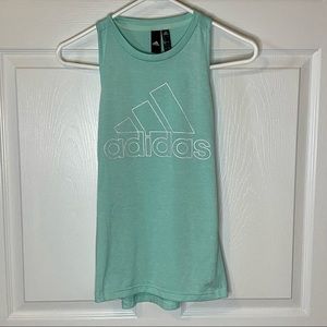 ADIDAS • Women’s Mint Green Racerback Tank Top Size - Small